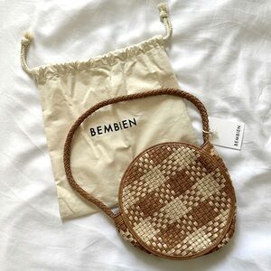 NWT Bambien Leather Audrey Vintage Check Bag